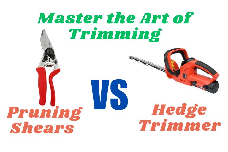 Pruning Shears vs Hedge Trimmer
